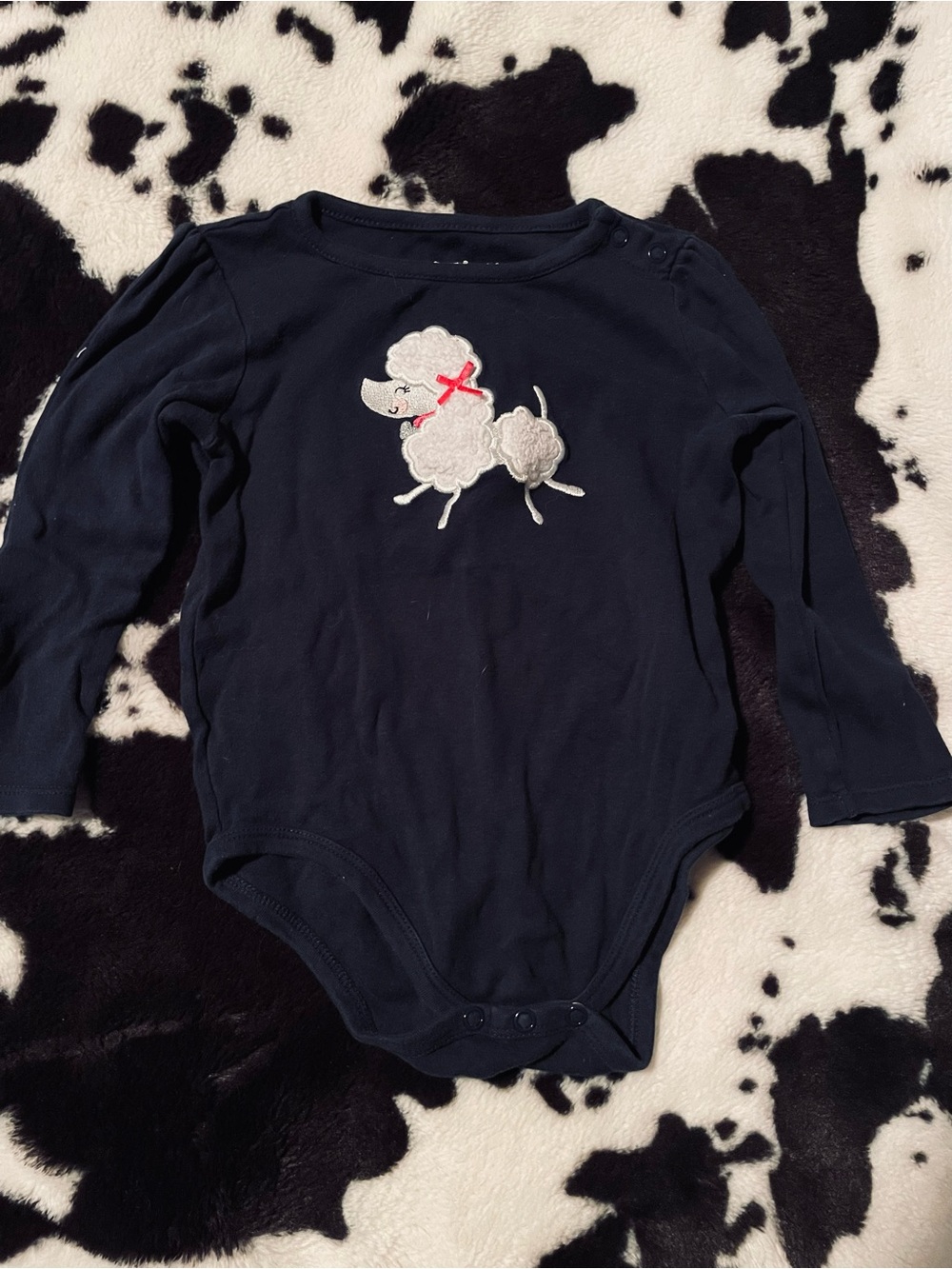 Garanimals Poodle Toddler Long Sleeved Onesie Size 24 Months